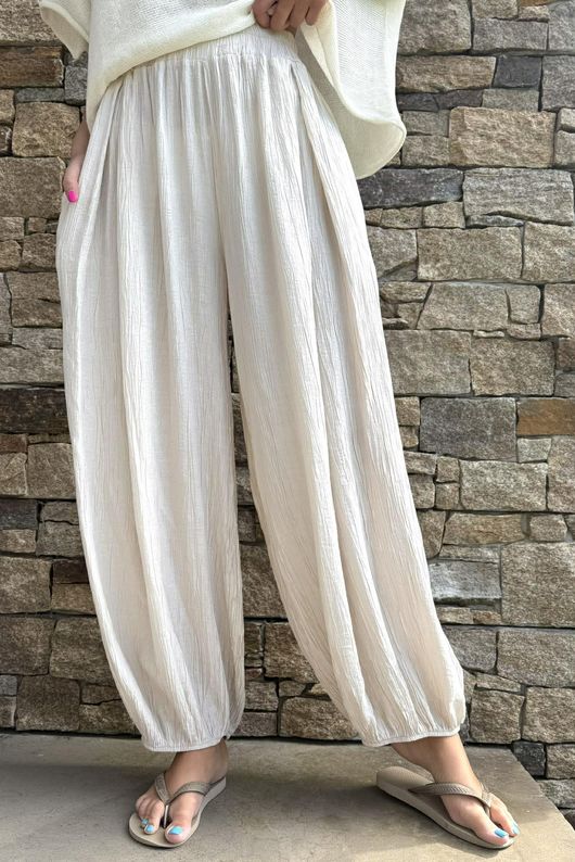 Cyril Crinkle Balloon Pant Calico